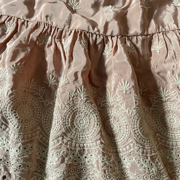 Free People Jenna Embroidered Cami In Pale Rose small - Picture 8 of 10